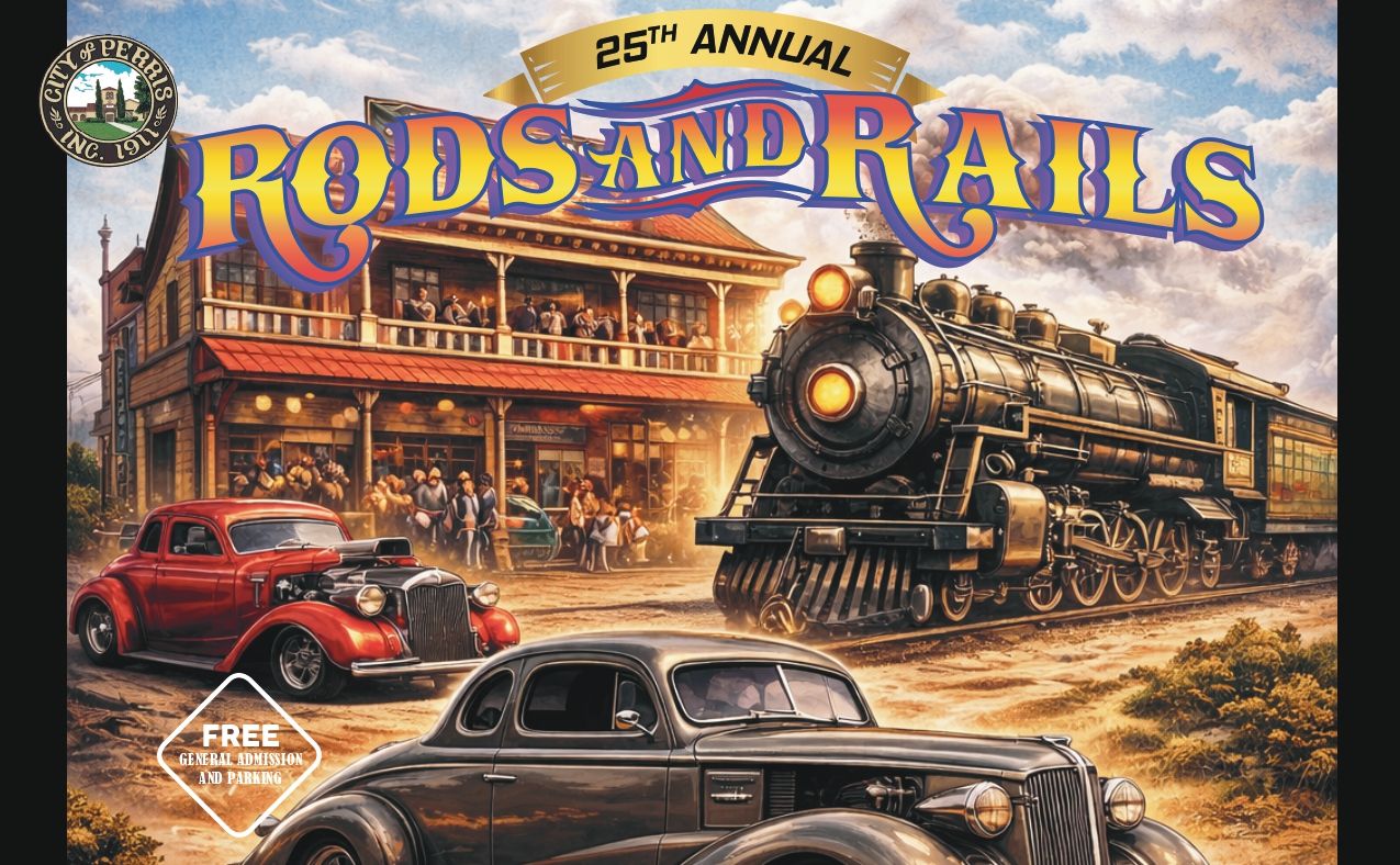 Rods and Rails Car Show partial flyer June 2026